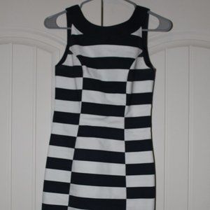 Cute navy blue and white dress